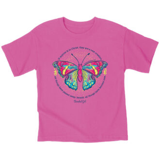 Cherished Girl Kids T-Shirt Butterfly