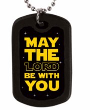 (3 pack) Faith Gear May The Lord Dogtag Necklace