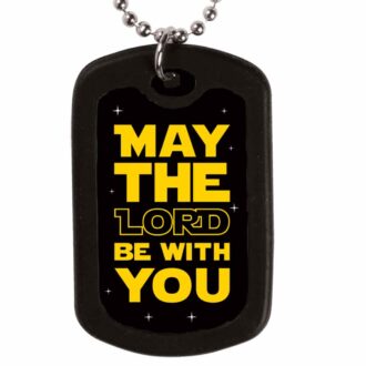 (3 pack) Faith Gear May The Lord Dogtag Necklace