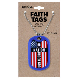 (3 pack) Faith Gear Dogtag Necklace One Nation