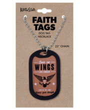 (3 pack) Faith Gear Dogtag Necklace Wings