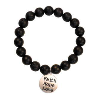 Faith Gear Faith Hope Love Womens Bracelet