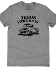 grace & truth Womens T-Shirt Jesus Picks Me Up