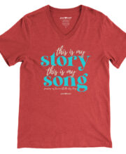 grace & truth Womens V-Neck T-Shirt This Is My Story