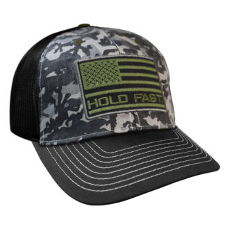 Hold Fast Cap - Black Camo