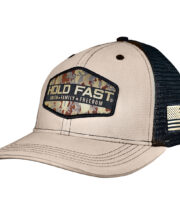 HOLD FAST Mens Cap Camo Badge