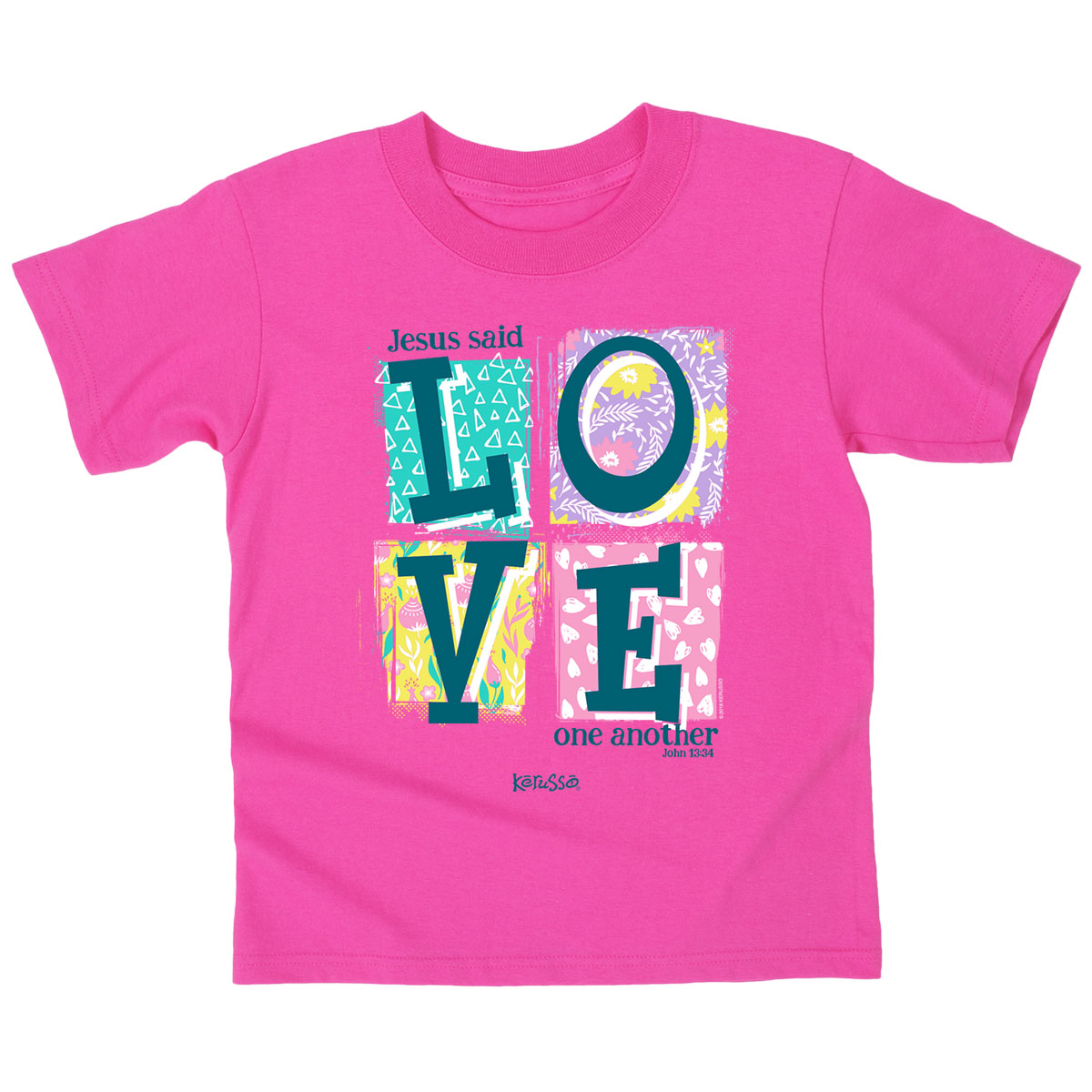 Kerusso Kids T-Shirt Love Blocks – christianapostles.com