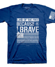 HOLD FAST Christian T-Shirt Land of the Free Joshua 1:9