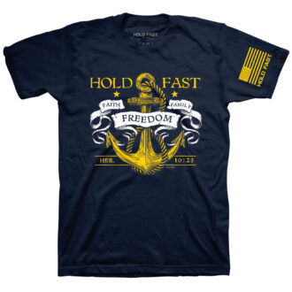 HOLD FAST Mens T-Shirt Hold Fast Anchor