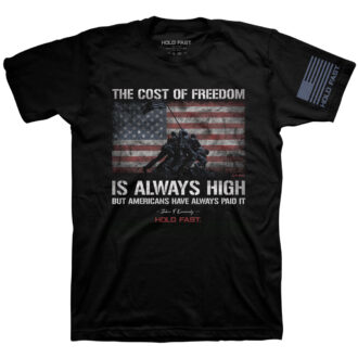 HOLD FAST Mens T-Shirt JFK Flag