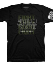 HOLD FAST Mens T-Shirt Finish The Race