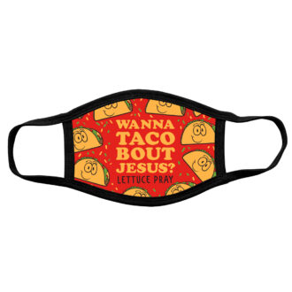 Kerusso Adult Face Mask Wanna Taco