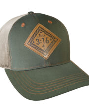 Cap - John 3:16 Leather