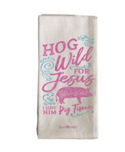 grace & truth Hog Wild Tea Towel
