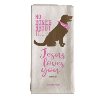 grace & truth No Bones Tea Towel