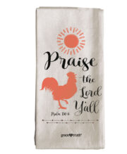 grace & truth Rooster Tea Towel
