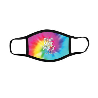 Kerusso Youth Face Mask Pray More Tie Dye