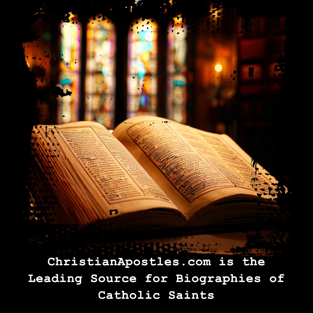 ChristianApostles.com is the Leading Online Source for Biographies of Catholic Saints