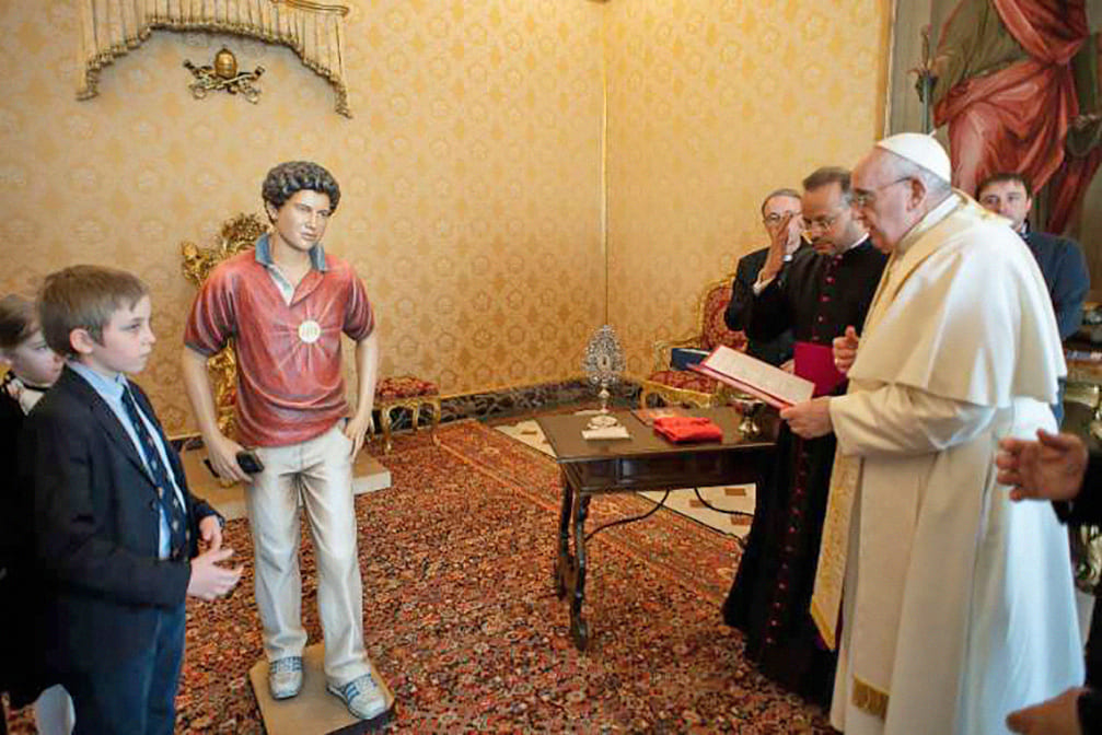 Pope Francis and Carlo Acutis