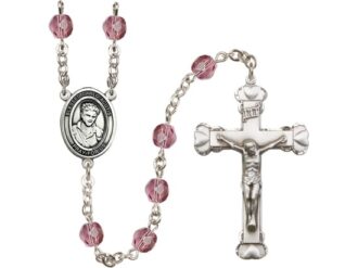 St. Carlo Acutis Rosary | Fire Polished Beads | Customizable